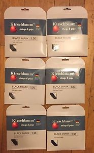 6 Kirshbaum Black Shark 1.30 Great Play& Durability  Access To Spin, Soft Poly,