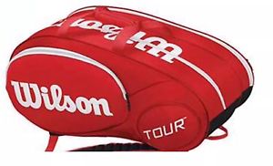 Wilson Tour 6 Pack 4 Compartments 2 Main Racquet Compartments Well Made