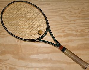 Prince Woodie 4 1/2 Wood Graphite Tennis Racket with Cover