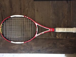 Wilson Ncode n code Six-One 95 head 16x18 11.7oz 4 1/2 grip Tennis Racquet
