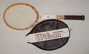 VINTAGE Wilson Jack Kramer Tennis Racquet with Cover 4 1/2 EUC++ VERY Light Use