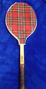 Bancroft "Super Winner II" Vintage Bamboo Numbered Tennis Racquet With Case