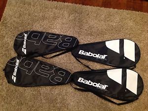 Babolat Standard Tennis Racquet Racquet Cover Bag w/ Adjustable Strap Lot of 4