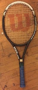 Wilson Hyper Carbon 26 GRAPHITE Good Condition 0grip, Strung, Solid