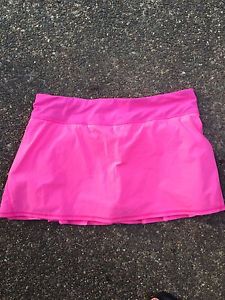 Women's Pink Lululemon Workout/Yoga/ Tennis Skirt/Skort-Size 10