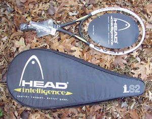 New Head i.S2 Intelligence 98 4 5/8 (5) case Adult racket unstrung original rare