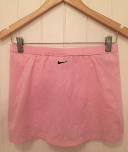 Womens NIKE Dri-Fit Sz XS (0-2) Pink Tennis Skirt Built In Shorts Lightweight