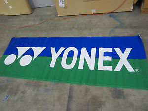 **NEW** YONEX PROMO ITEM. YONEX LOGO BANNER. HEAVY VINYL. ~92" X ~ 22". HANGABLE