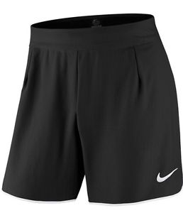 NEW NIKE FLEX ACE PREMIER 7" MEN TENNIS SHORTS BLACK SIZE X-LARGE 729399 $80