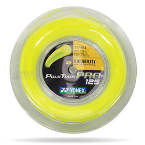 Yonex Poly Tour Pro 125 Tennis String Reel 16L 1.25mm (yellow) 656ft  PTP125