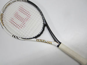 WILSON BLX CIRRUS ONE FX OVERSIZE RACQUET (4 3/8) NEW STRINGS / GRIP.