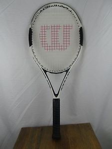 Wilson H6 Hyper Hammer 6 Oversize 110 OS Tennis Racket Carbon 4-3/8" W/ Case