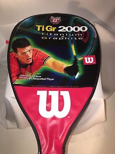 Wilson TiGr 2000 Titanium Graphite Racquetball Racket and Cover Cliff Swain