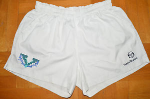 Vtg 90s Sergio Tacchini TENNIS Cotton Shorts Ivanisevic Ibiza Glanz Rare SM