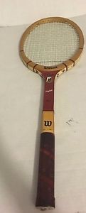 Stan Smith Wilson Tennis Racket Wooden Speed Flex Fibre Face