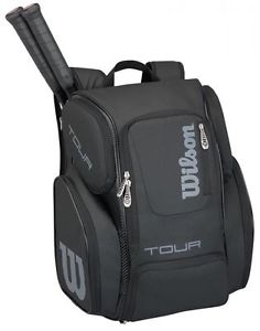 Wilson Tour V Backpack Large Tennis Racquet Bag - Black - Brand New!