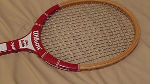 Vintage Wilson Stan Smith capri wood tennis racket 4.5" grip