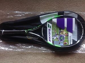 2016 Babolat Pure Drive Wimbledon Racquet, Grip Size 4 1/4, New, Factory Strung!