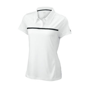 Wilson Camisa De Polo Señoras Camiseta tenis Equipo blanco