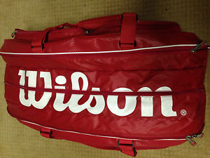 WILSON Tour V 15 Pack Tennis Bag Red