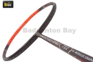 Apacs Nano Fusion 722 Speed Orange 6U Badminton Racket Racquet String + PU Grip