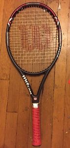 Wilson 5.0 Oversize Hyper Pro Staff, Great Condition Luxilon 1/2g  Lead Outside