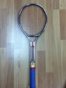 WILSON T-3000 TENNIS RACKET RACQUET STRUNG 4-5/8" SUPER RARE FREE SHIPPING