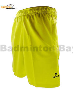 Apacs Dri-Fast Quick Dry Yellow Sport Shorts Pants AP-063ii 100% Polyester