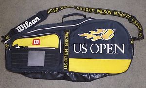 Wilson US Open Tennis racket yellow/black sport athletic case/bag