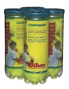 Wilson Championship Tennis Balls, Regular Duty (1 dozen) (2 day shipping)