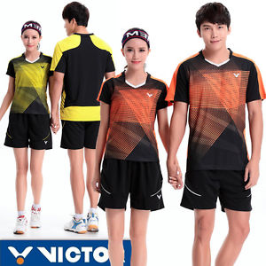 2016 Victor Badminton sportswear Korea Competition clothing T-shirt Shorts 00TT