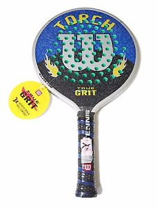 WILSON Torch True Grit Medium Destiny 4 1/4 L2 Platform Tennis Paddle - New