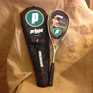 TT Sovereign Prince Squash Triple Treat Squash Racquet and Bag "New"