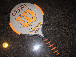 Wilson Ultra Comp 2 TRUE GRIT Platform Paddle 4 1/4 385g - Great Used Condition