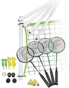 New Franklin Sports Outdoor Multicolor Intermediate Badminton Set Plastic/Fabric