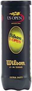 New Wilson Multicolor Sporting Goods Tennis Balls 1 Can of 3 Balls Free Shipping