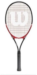 New Wilson Fusion XL Adult Multicolor Recreational Racket, Medium, Free Shipping