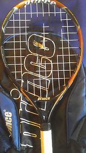 Kids Prince Racquet Backpack Racq Pack Blue with a Tour 19 Racquet
