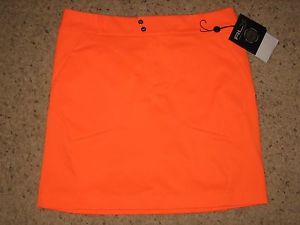 Ralph Lauren RLX Womens Golf Skirt Skort Orange 4
