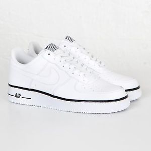 Air Force 1 White Black Mens Casual Shoes Sneakers Trainers Size 11.5