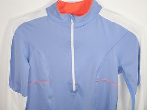 Lucky in Love Tennis  1/2 Zip Shirt Size Medium NWT Long Sleeves