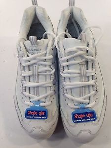 NEW SKECHERS SHAPE-UPS Women's Walking Toning Shoes White Sz 10 M # 11800