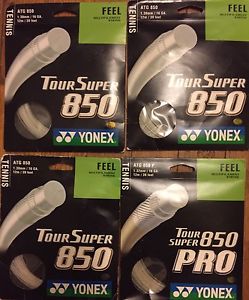 Yonex 850 Tour 4 Sets 16guage Very Soft Great Feel, Easy On The Arm PriorityMail