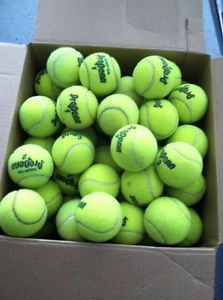 100 Used Tennis Balls | Free Shipping