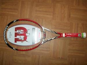 New 2015 Wilson BLX Steam 99S 16x15 pattern 99 head 4 1/8 grip Tennis Racquet