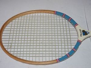 Lot of 2 Vintage Spalding Court  Wooden Badminton Rackets NOS
