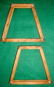 Pair Lot Two 2 Vintage Sportcraft and Harry Lee Tennis Wood Racquet Presses