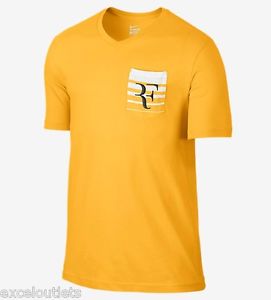 NWT! Nikecourt RF (Roger Federer) Pocket Men’s T-Shirt Size M 739477 703 (#3242)