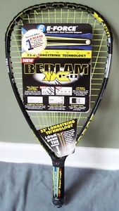 E Force Raquetball racquet Bedlam X150 grams 22.0 Longstring technology- NEW!