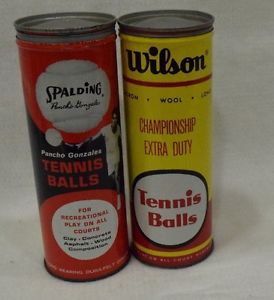 Vintage Tennis ball tin's